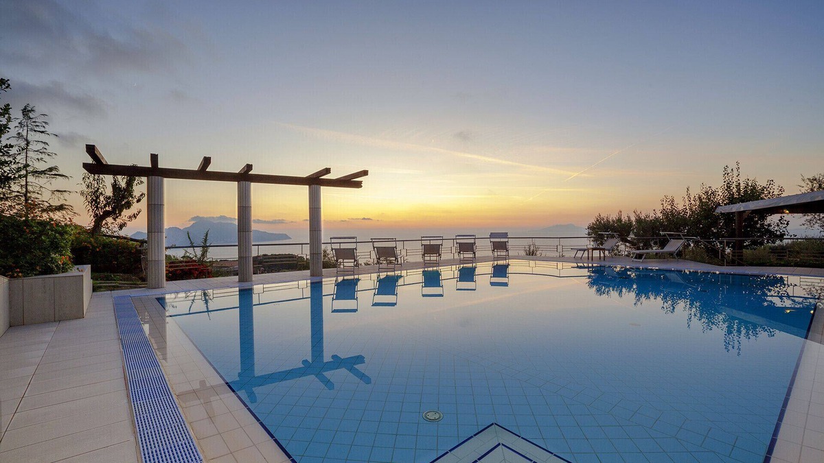 Schiazzano Villa | AMORE RENTALS - Villa Elia with Private Pool, Sea View, Terraces, Parking and Garden
