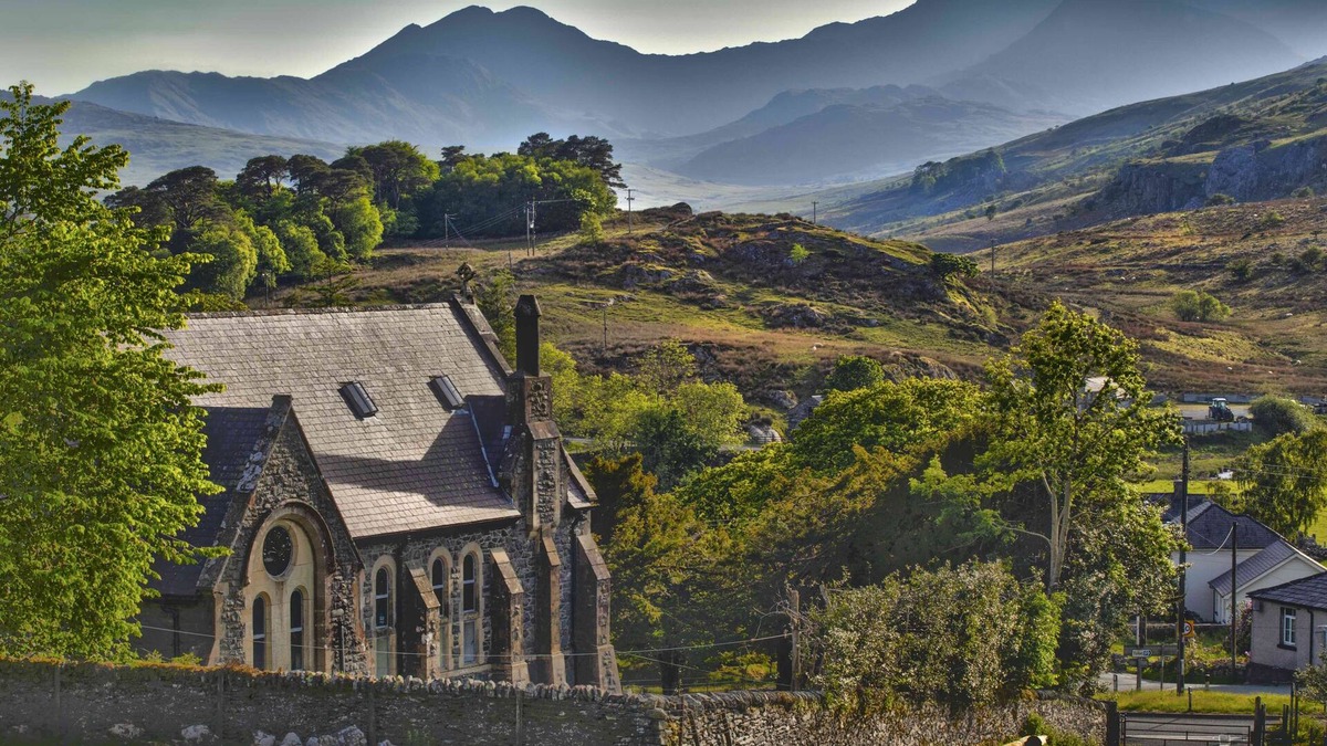 Capel-Curig House | Ancient and modern stylishly combine in this beautiful Church in Snowdonia