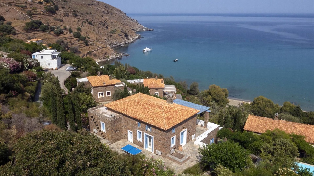 Steniai Villa | Andros 1 · Luxury villa by the beach