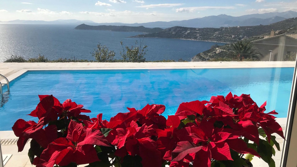 Marathon Villa | Anemolia Luxury Villa with private pool and amazing sea view
