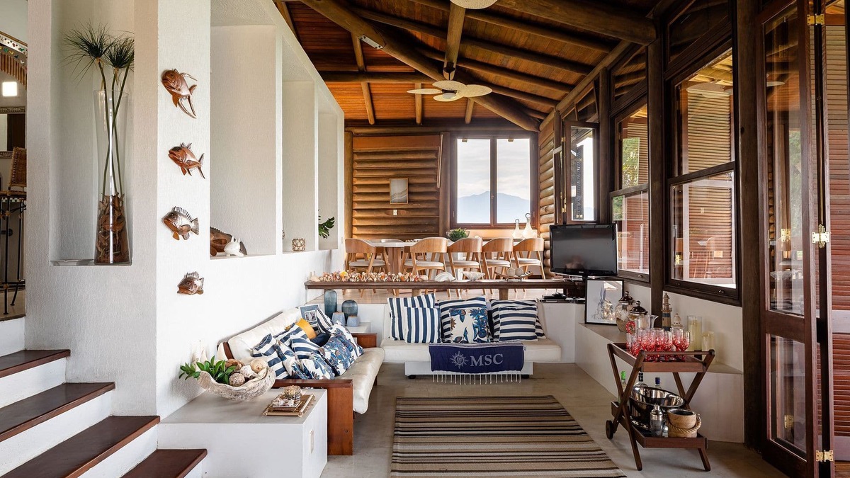 Angra dos Reis Villa | Ang014 - Beautiful 6 bedroom house with wide views in Angra