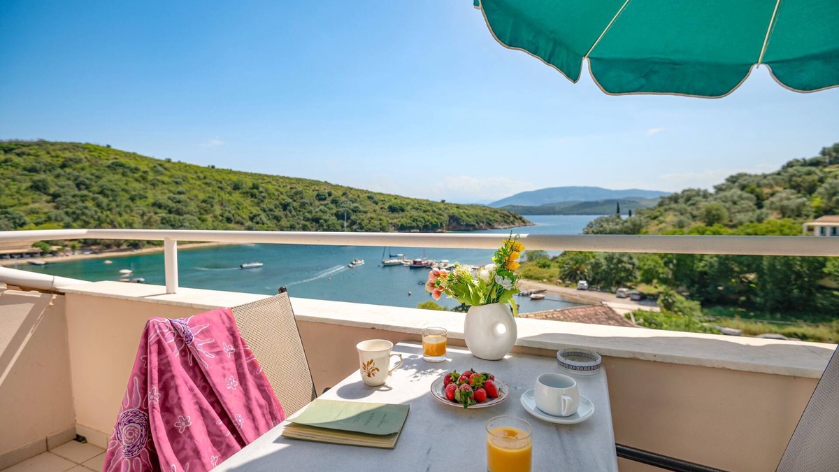 Agios Stefanos Apartment | Anna: Charming Corfu Apartment - Cozy for Couples, Sea Views, WiFi