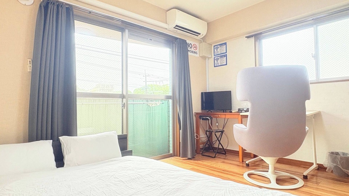Chikushino Apartment | Annex 307 1 queen bed maximum 2 guests Please read the notes before booking/Chikushino Fukuoka