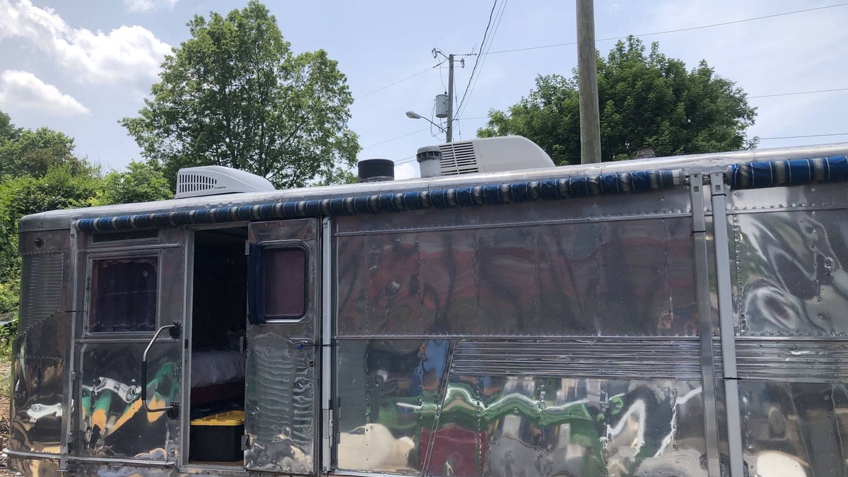 Myrtle Beach RV Rental | Antique 1958 Spartan Camper Trailer, Ocean Lakes Cmpgrnd, I-33.