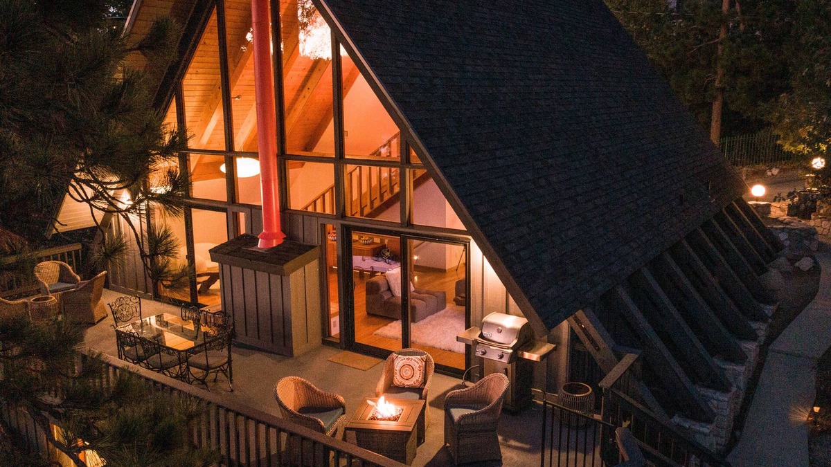 Lake Arrowhead House | Antler Lodge 3BR/3BA Storybook A-frame, Lake Views