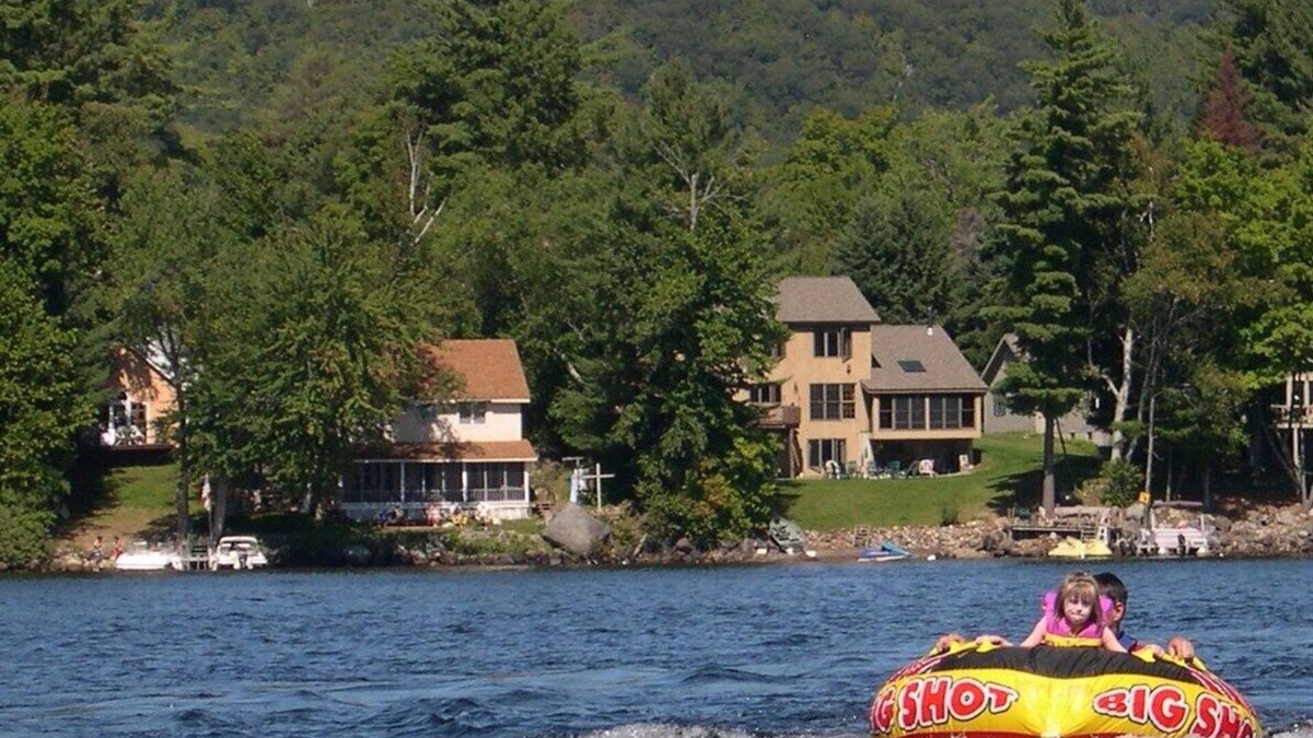 Schroon Lake Ski Chalet | Any season enjoy what the lake has to offer - swimming, skiing, fishing,