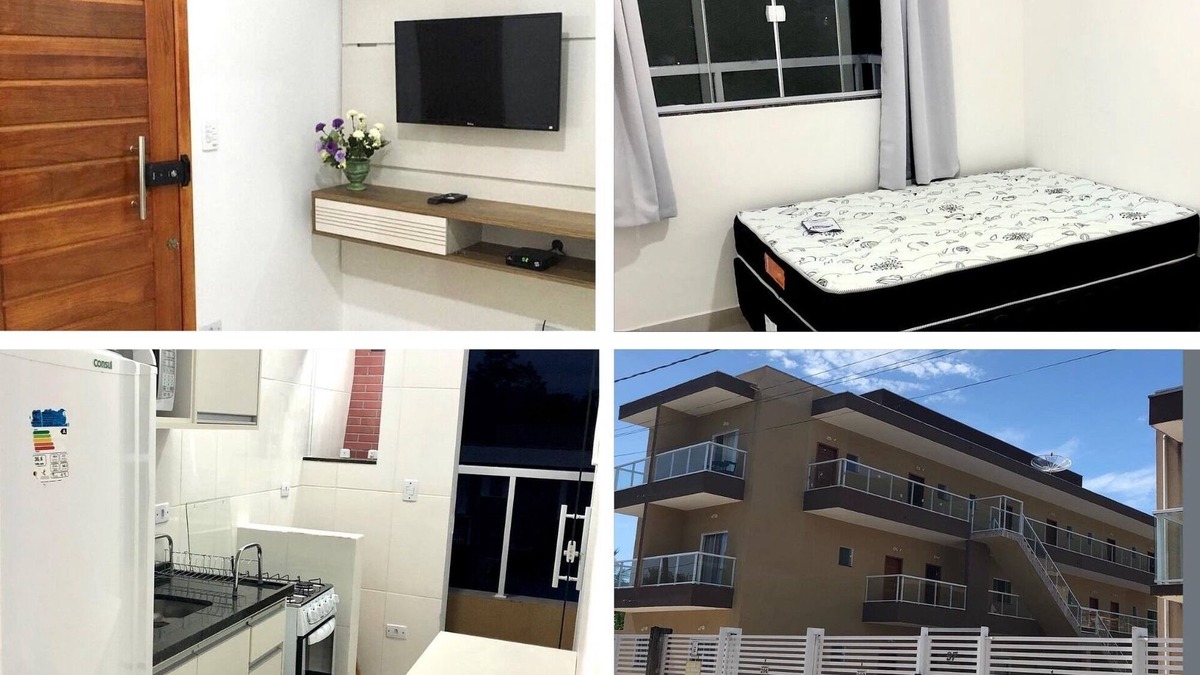 Maranduba Apartment | Ap 305: 800m Maranduba beach, individual barbecue, led TV, garage