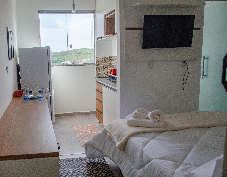 Bonfim Apartment | AP c ESTACIONAMENTO 900m do centro, prédio com piscina, sauna e academia
