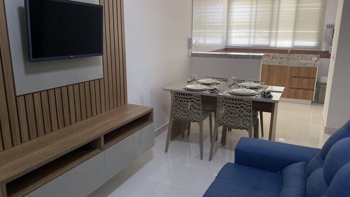 Pampulha Apartment | AP3: new, wi-fi, with air. Just come!