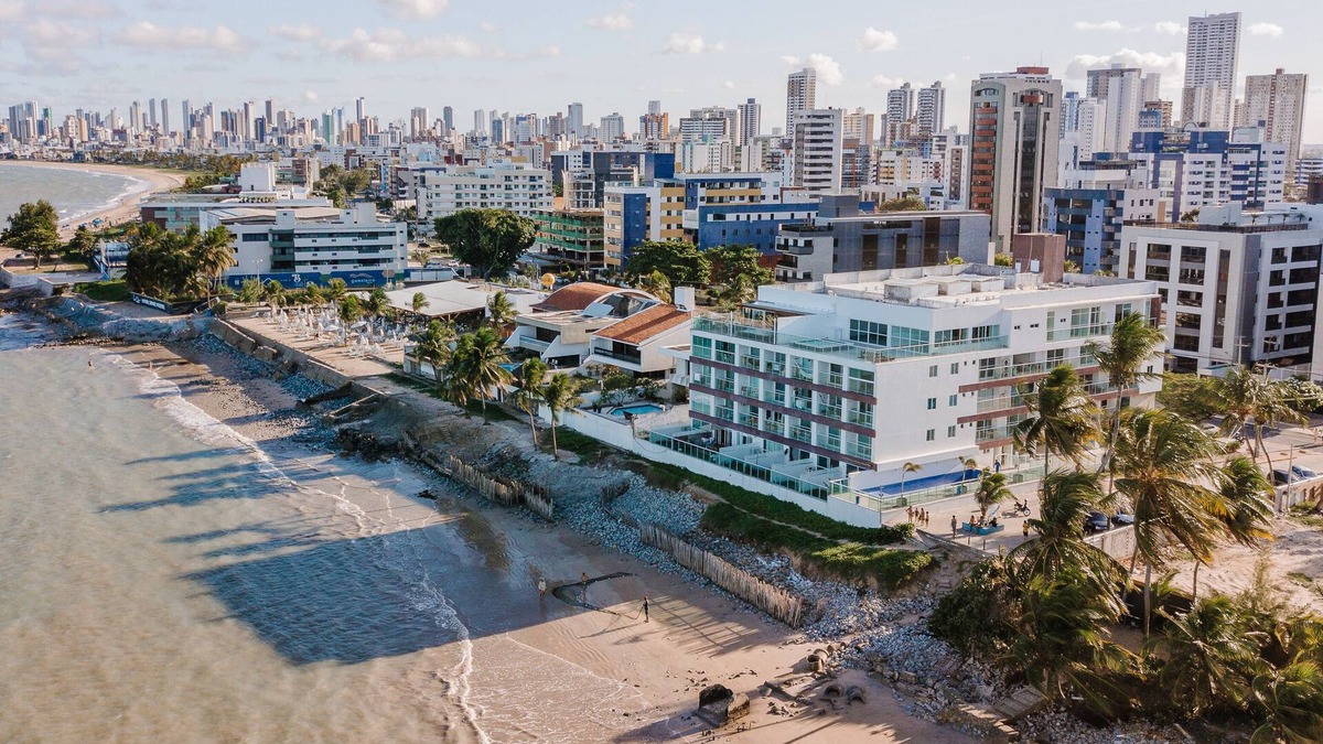 Jardim Oceania Apartment | Apartamento Estiloso Pe Na Areia