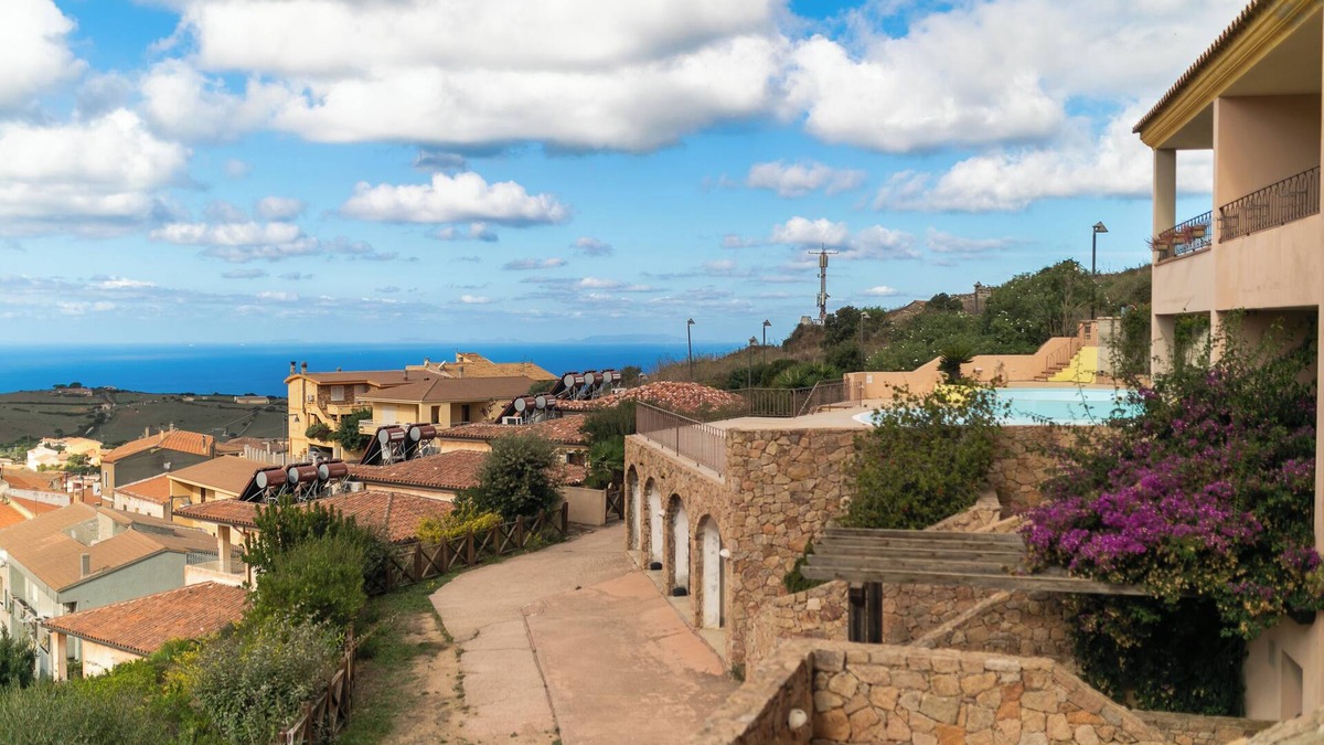 Trinita d'Agultu Apartment | Apartment 'Con Piscina 14' with Sea View, Wi-Fi and Air Conditioning