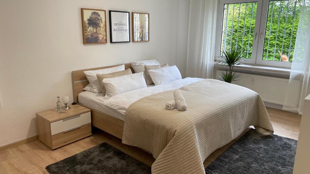 Hamm-Heessen Apartment | Apart70-Modern Design I Garden with Terrace I Smart TV I Free Parking I Free WiFi