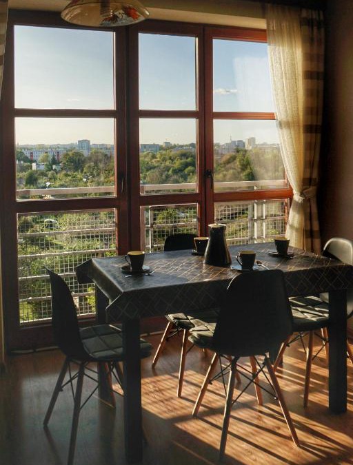 Rzeszow Apartment | Apartament GreenView - duży taras z widokiem na Rzeszów