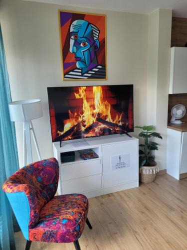 Charzykowy Apartment | Apartament Kinowy z Tarasem Widokowym i Netflixem PanTuNieSpał