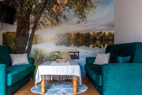gmina Kaliska Apartment | Apartament kremowy nad jeziorem PZW Kazub