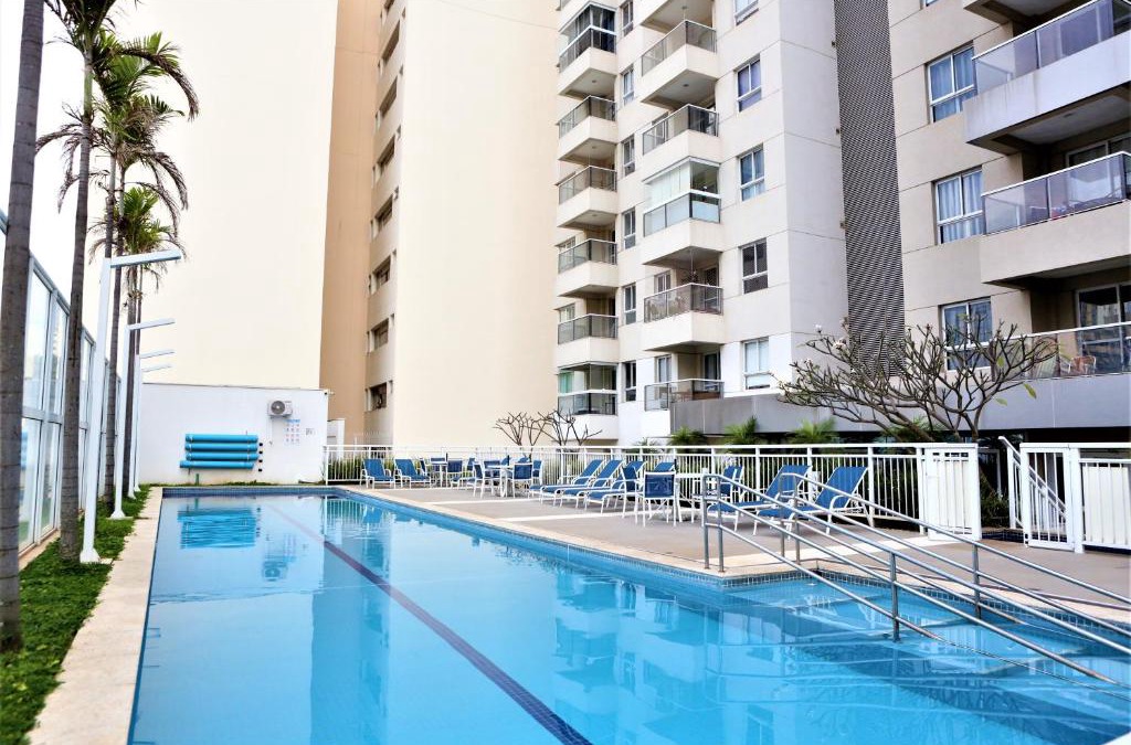 Paulinia Apartment | Apartamento 1903 no Bosque com quarto cozinha completa e vaga de garagem