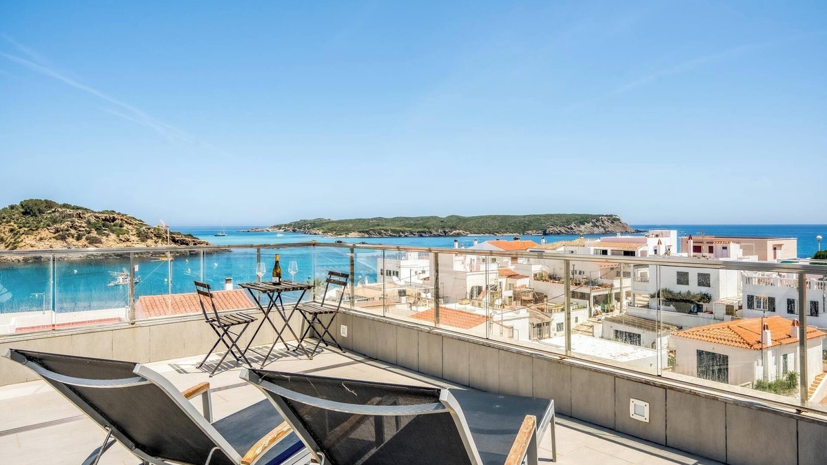 Es Grau Apartment | "Apartamento en Es Grau con vistas" with Sea View, A/C, Wi-Fi, Terrace & Balcony