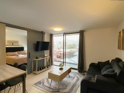 Downtown Santiago Apartment | Apartamento Santiago de Chile, Sofá cama, Lavandería