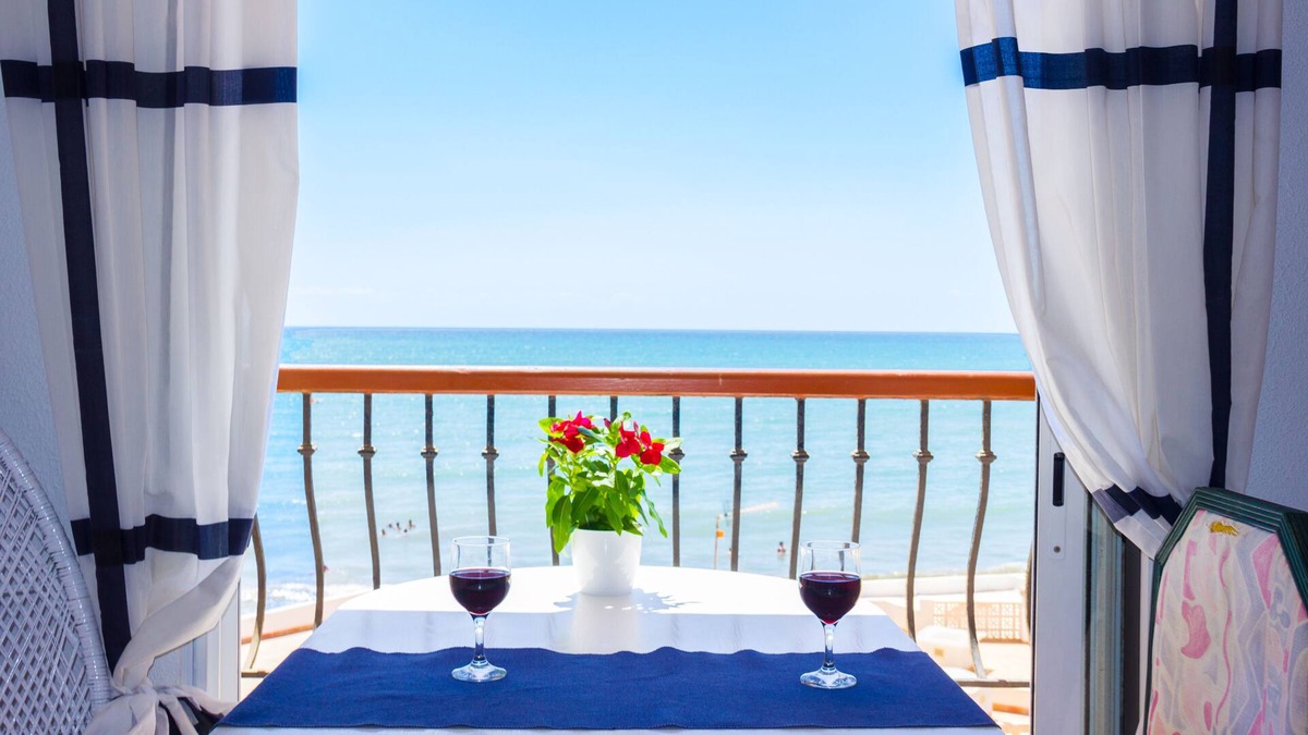 San Juan de los Terreros Apartment | Apartment with pool on the beachfront. Stunning views, Internet, A/C,