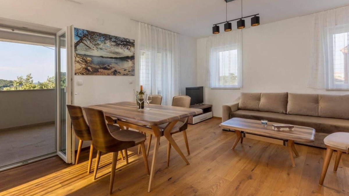 Mali Losinj Apartment | Apartman Ancora 2, balcony and private parking space have Smješten and Sv. Jakovu, 15 km from Malog Lošinja