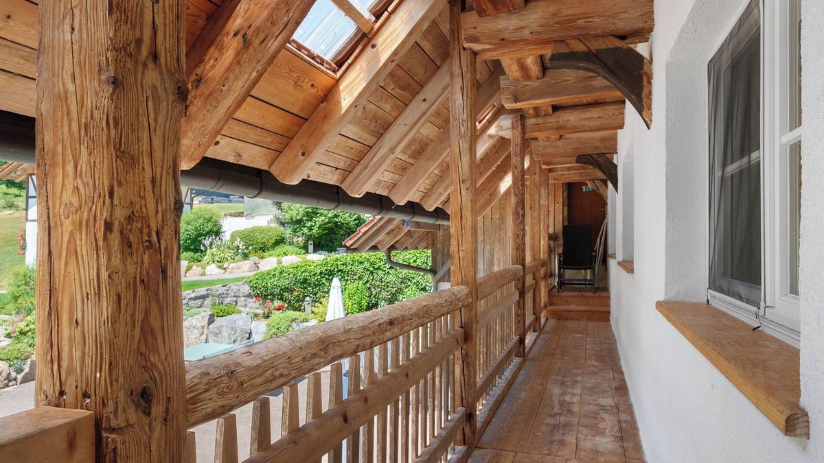 Gutach Apartment | Apartment 'Bauernstüble' with Mountain View, Shared Terrace and Wi-Fi
