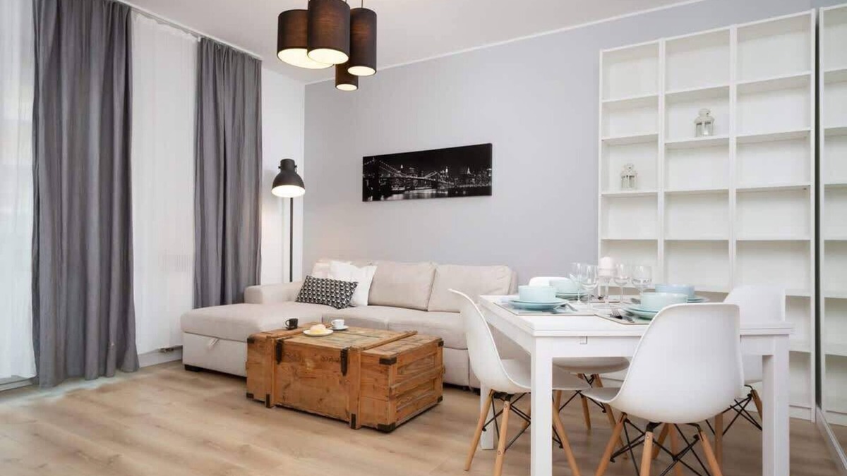 Zoliborz Apartment | Apartment Żoliborz ☆ Parking, terrace & AC