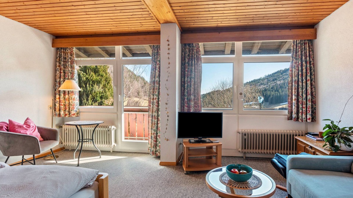 Muggenbrunn Apartment | Apartment '1' with Mountain View, Balcony and Wi-Fi