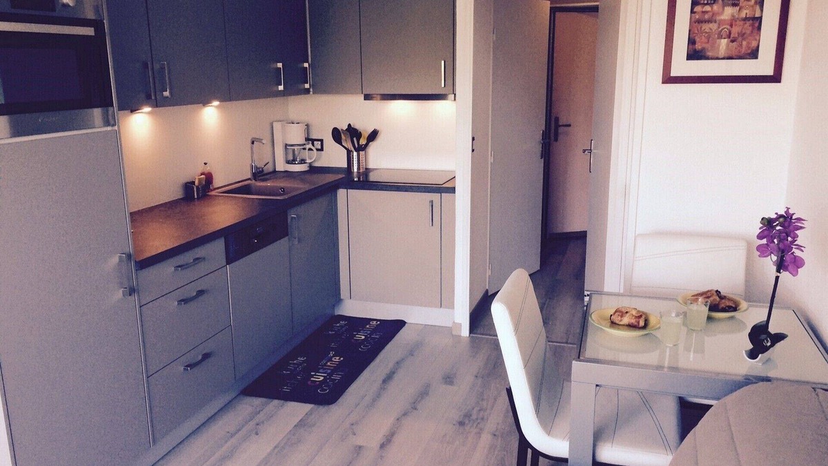 Plaine de la Brague Apartment | Apartment 2 rooms, near sea, swimming pool, tennis