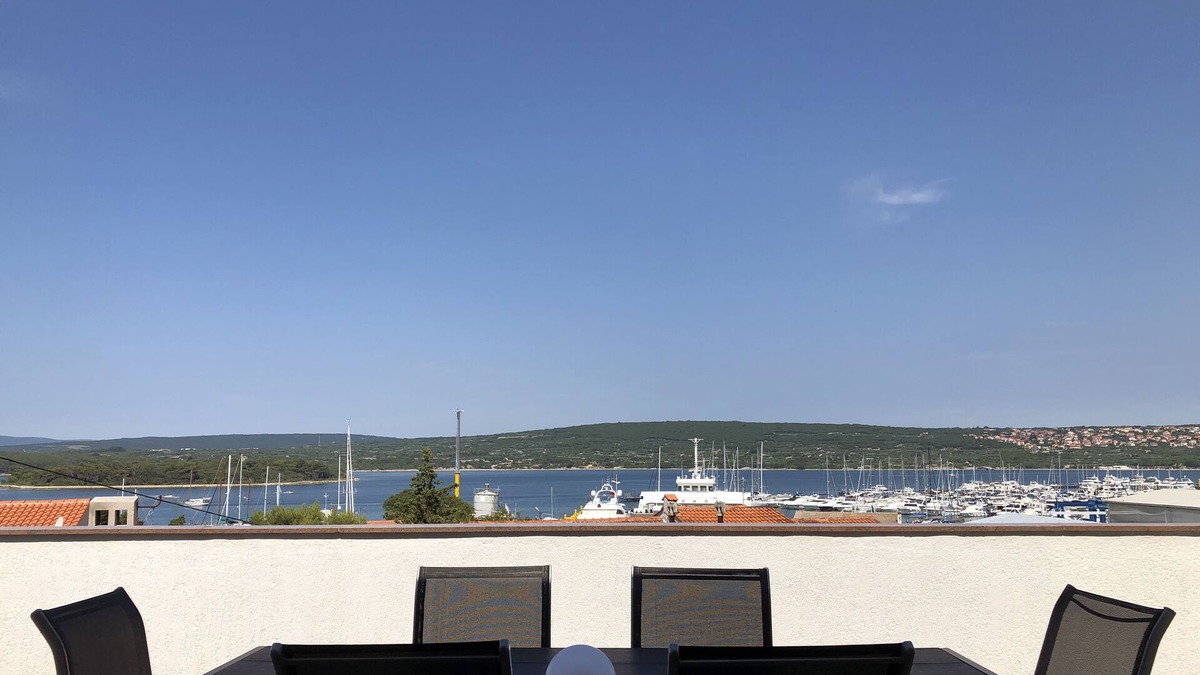 Punat Apartment | Apartment 2 - two double rooms sea view terrace (apartment 2)