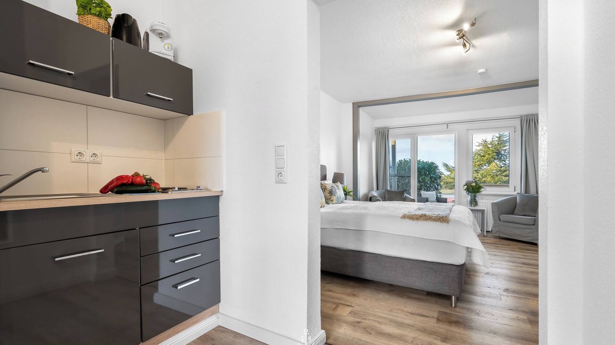 Kopperby Apartment | Apartment 23 - 1 room apartment for 1 person, TV, shower, terrace