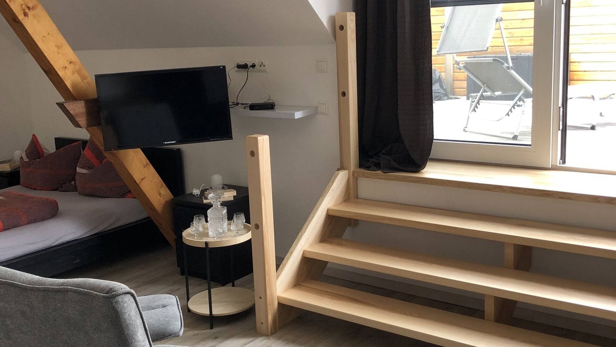 Monkebude Apartment | Apartment 3 Haffblick mit Dachterasse