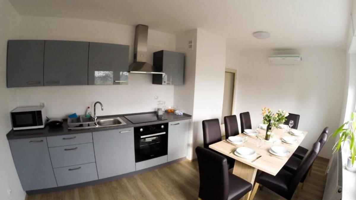 Spodnja Hajdina Apartment | Apartment Andrej Gubčeva 2BR w/terrace, parking,100m2, ground Floor