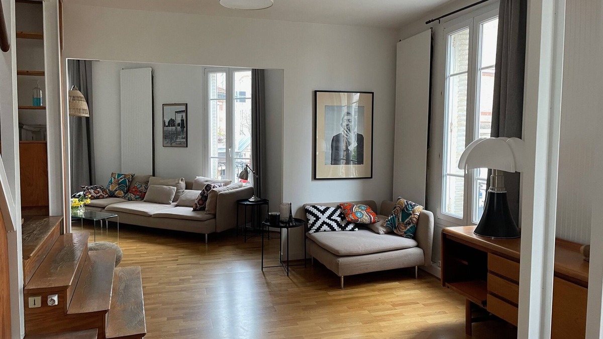Butte-aux-Cailles Apartment | Apartment 'Appartement Duplex' with Private Terrace and Wi-Fi