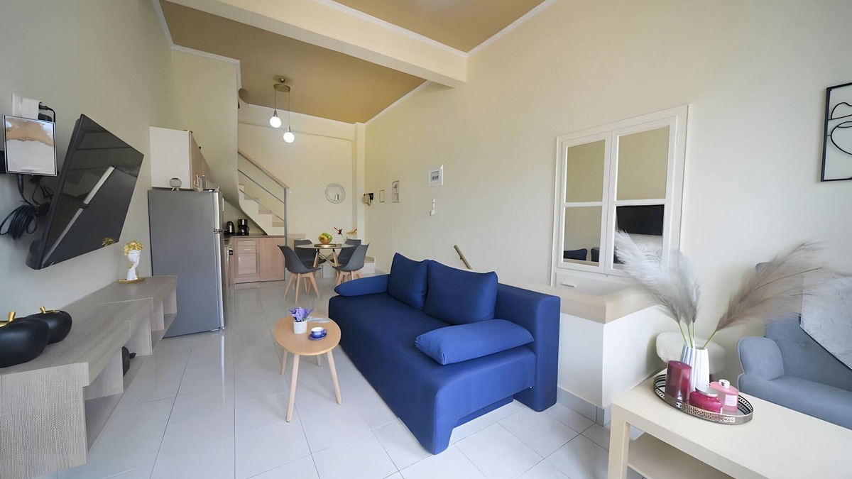 Pothia Apartment | Apartment 'Argo Downtown' with Sea View, Wi-Fi and Air Conditioning