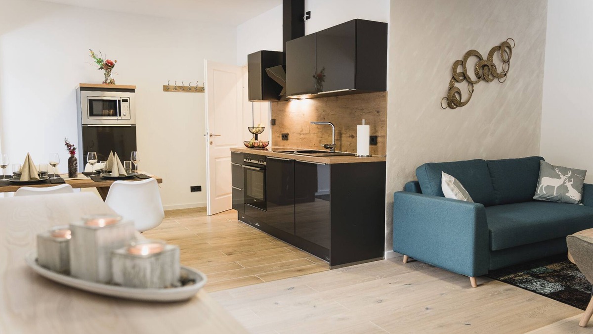 Lackenhof Apartment | Apartment, at least 75 sqm -98 sqm, 2 bedrooms, living/bedroom, terrace or balcony, max. 6 persons