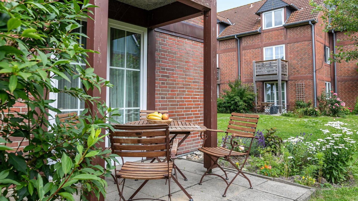 Ostersiel Apartment | Apartment 'Atlanta 101' with Private Terrace, Private Garden and Wi-Fi