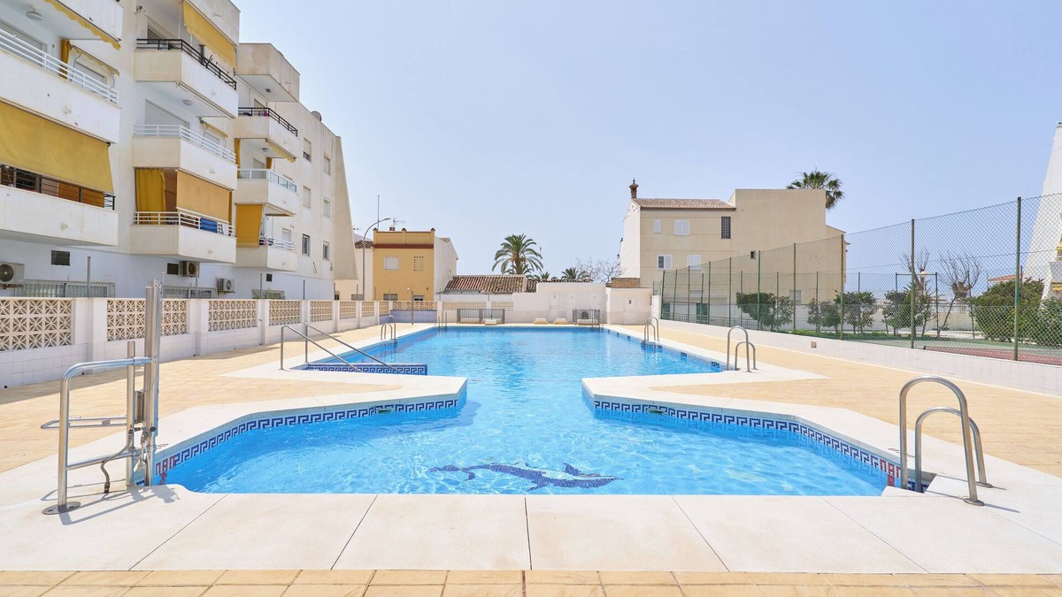 Caleta de Velez Apartment | Apartment 'Beachside Bliss' with Shared Pool, Wi-Fi and Air Conditioning