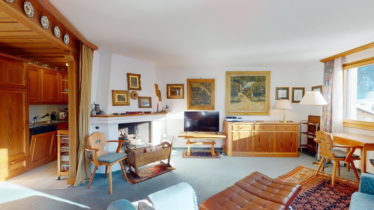 Zuoz Apartment | Apartment Belvair 39 - 3.5-Room Apartment with Balcony in Zuoz