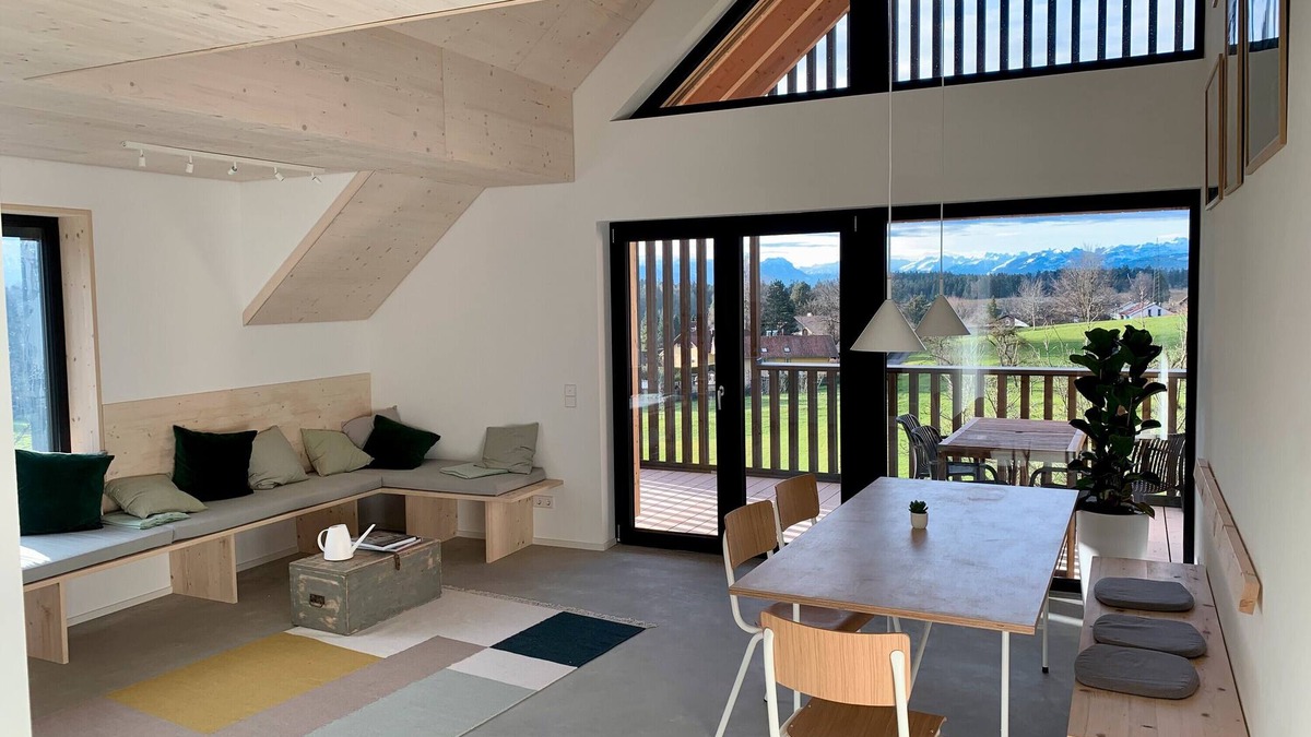 Sigmarszell Apartment | Apartment 'Blanc' with Mountain View, Balcony and Wi-Fi