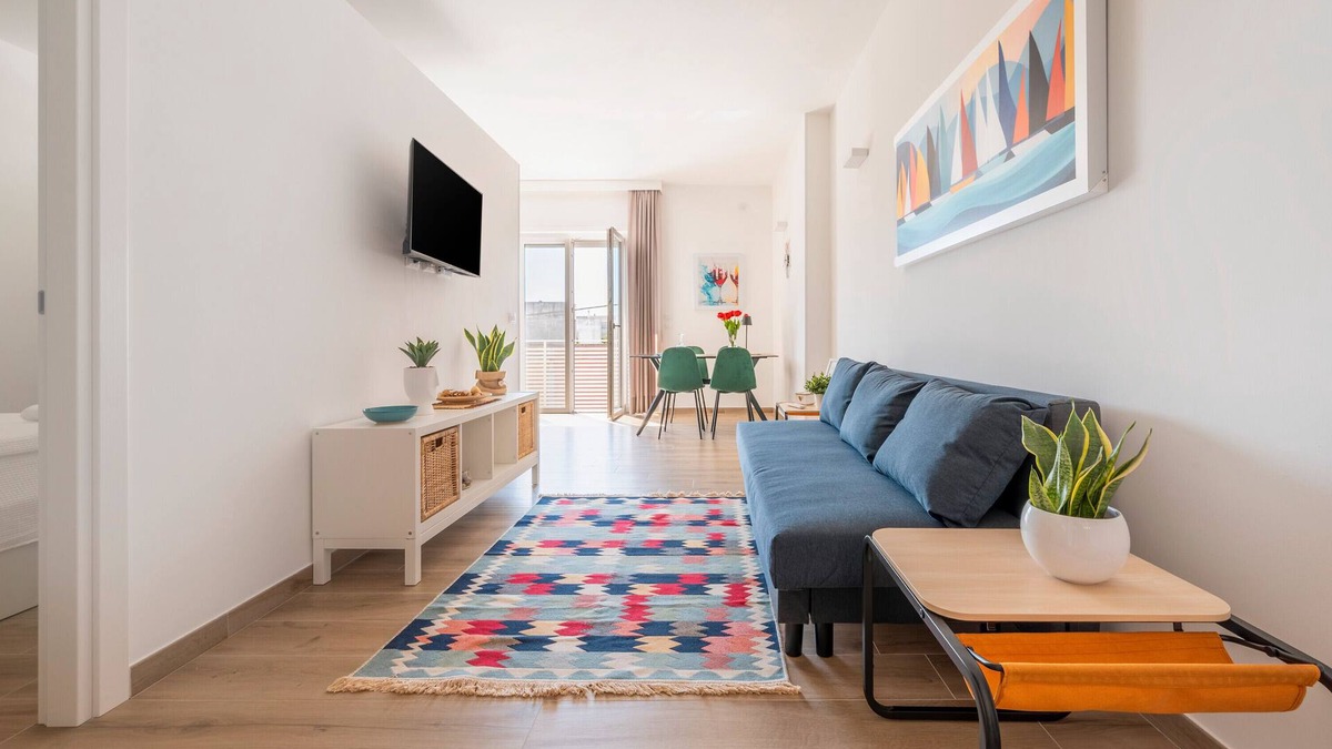 Castri di Lecce Apartment | Apartment 'Blue Suite' with Shared Terrace, Wi-Fi and Air Conditioning