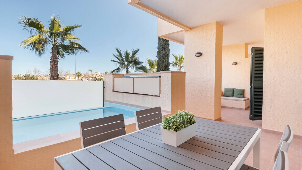 Fuente Alamo de Murcia Apartment | Apartment 'Campo Golf Hacienda' with Shared Pool, Wi-Fi and Air Conditioning