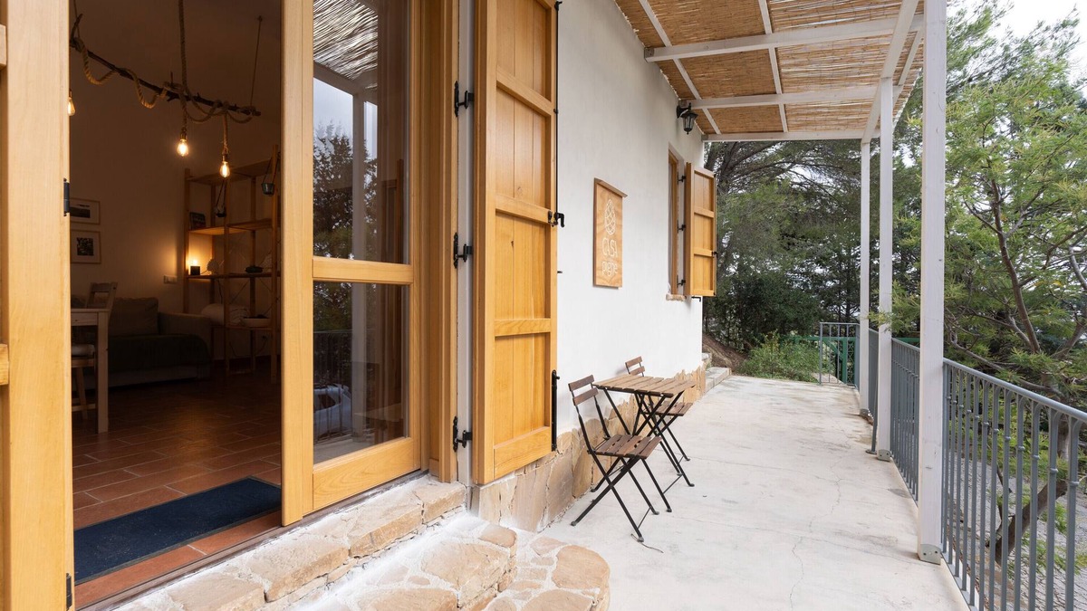 Camporeale Apartment | Apartment 'Casa Delle Pigne' with Mountain View, Private Terrace and Wi-Fi