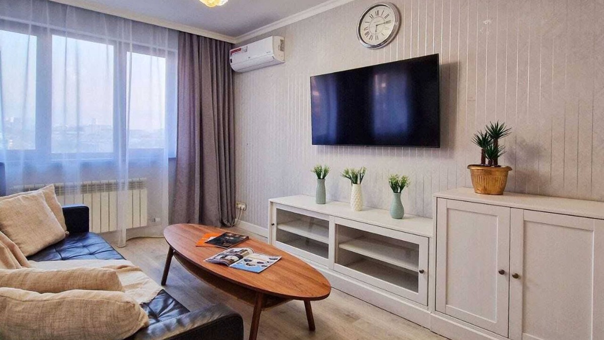 Almaty Apartment | Apartment complex Arbat,one bedroom studio apartment with mountain views