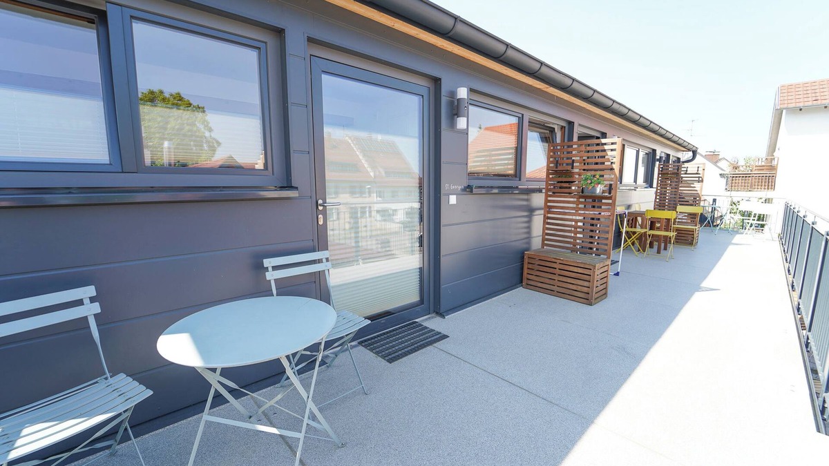 Sankt Georgen Apartment | Apartment 'Ferienhaus Freiburg 3 Fewo' with Balcony and Wi-Fi