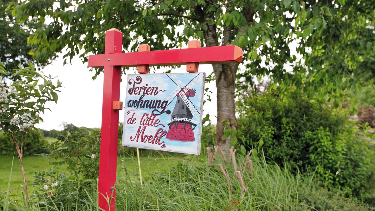 Hollingstedt Apartment | Apartment 'De Lütte Moehl' with Natural Swimming Pond and Shared Terrace