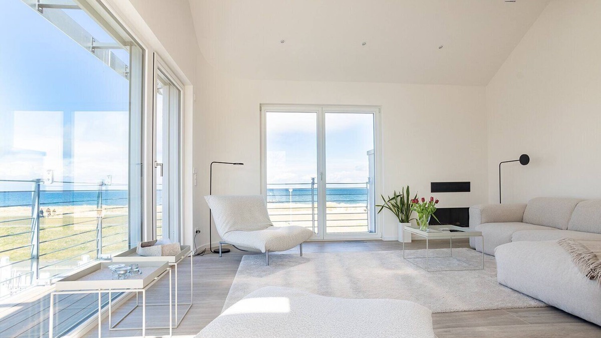 Kalifornien Apartment | Apartment 'Ferienwohnung Steuerbord' with Sea View, Balcony and Wi-Fi