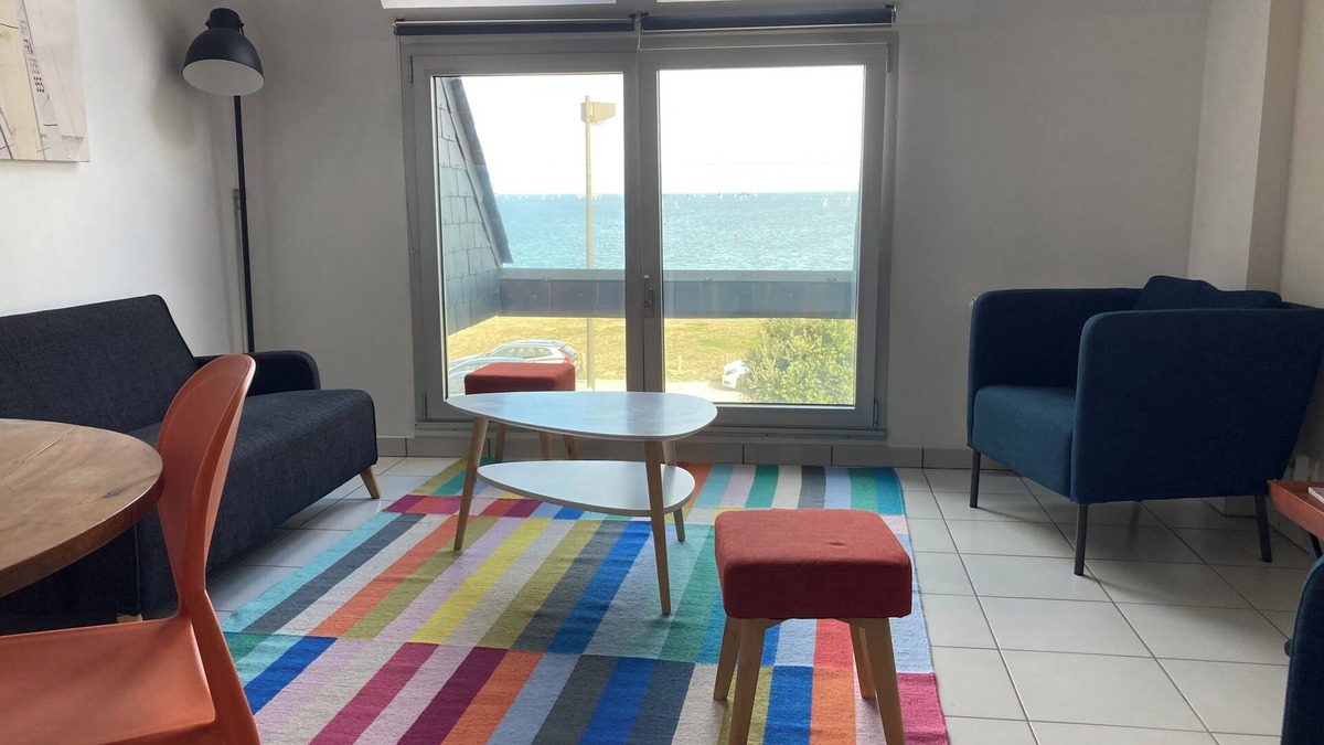 Lancieux Apartment | Apartment facing the sea and the splendid bay of Lancieux for 4 people