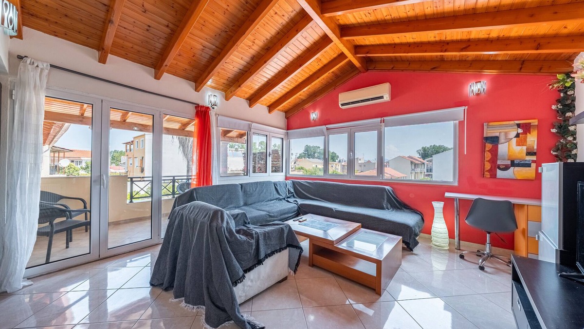 Kavos Apartment | Apartment 'Family Flat - 3 Bedrooms' with Wi-Fi and Air Conditioning