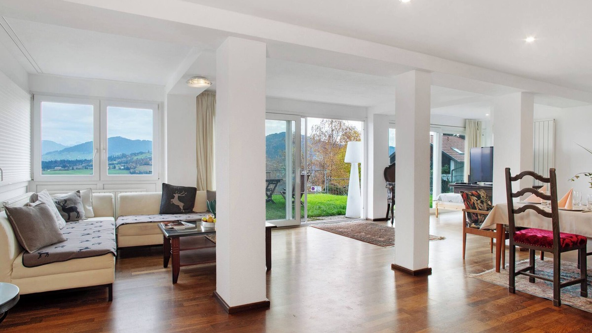 Langen bei Bregenz Apartment | Apartment 'Ferienwohnung Marianne' with Mountain View, Private Terrace and Wi-Fi