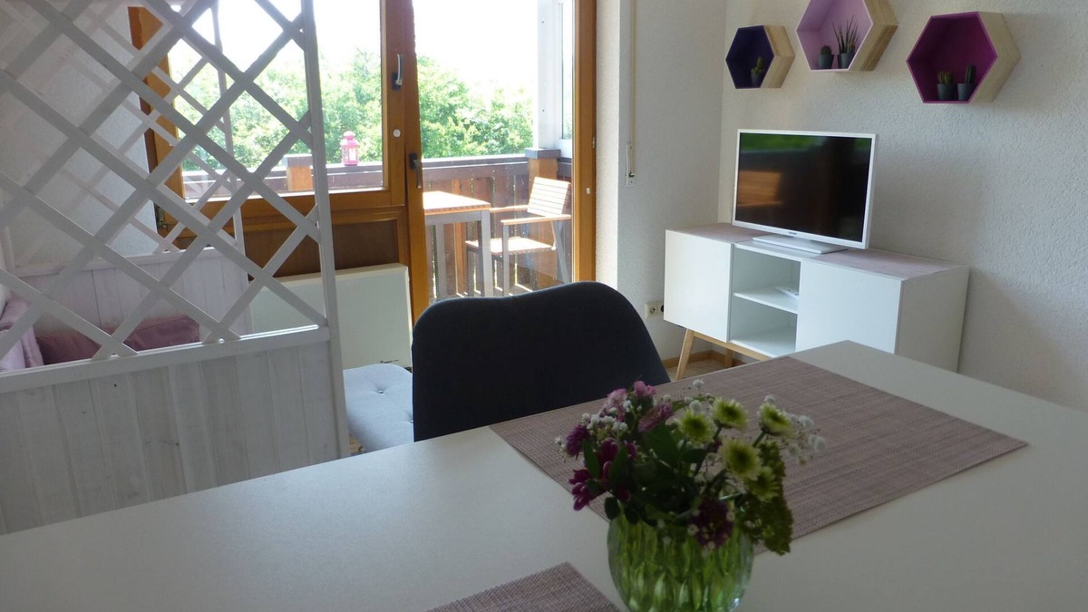 Ostrach Apartment | Apartment 'Federgeistchen, 45qm' with Balcony and Wi-Fi